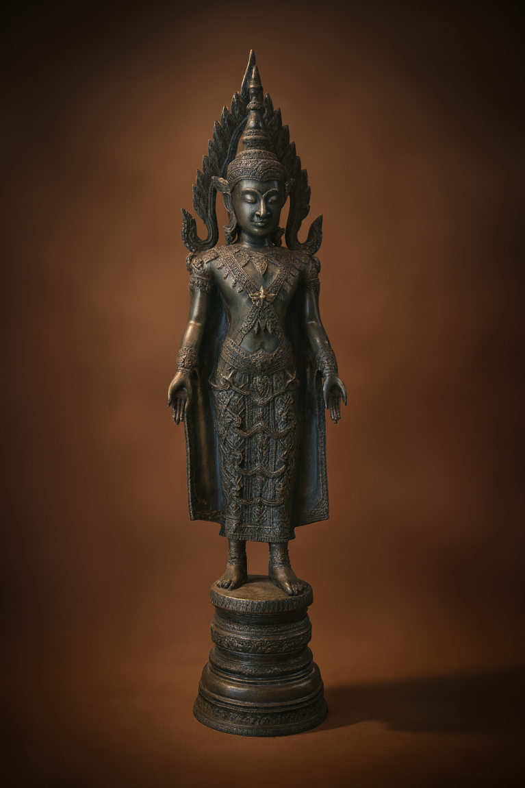Thai Statue – Standing Celestial Deity