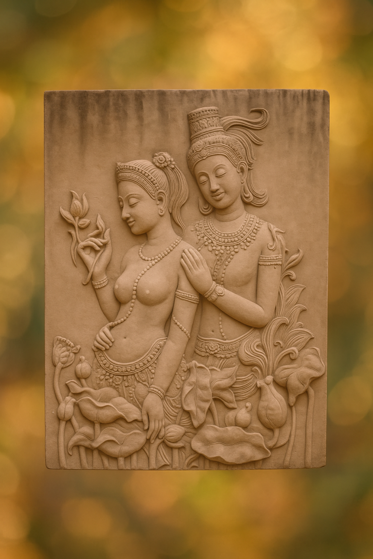 Divine Lovers – Wall Bas-Relief