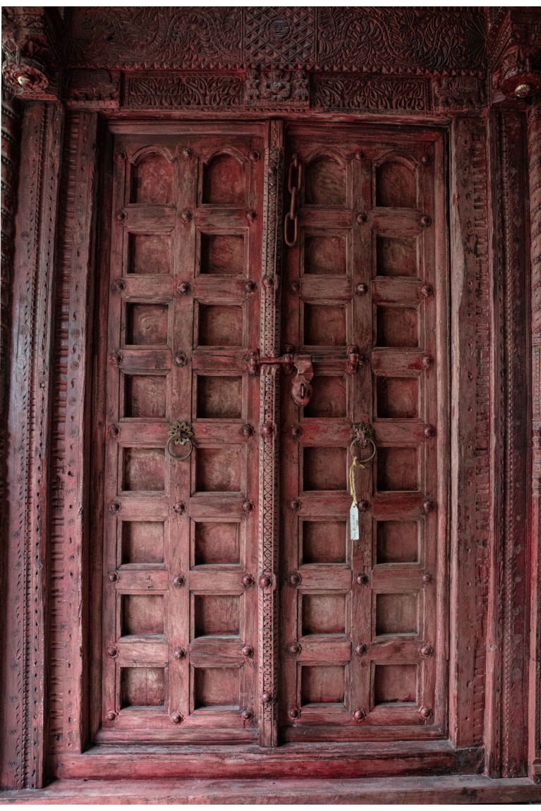 Traditional Hand-Carved Door