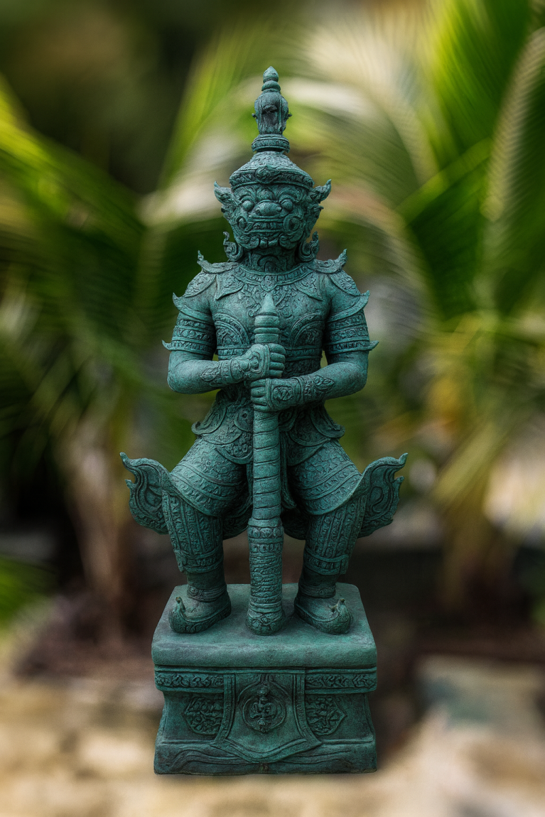 Yaksha Guardian – Stone Statue of Thai Mythology