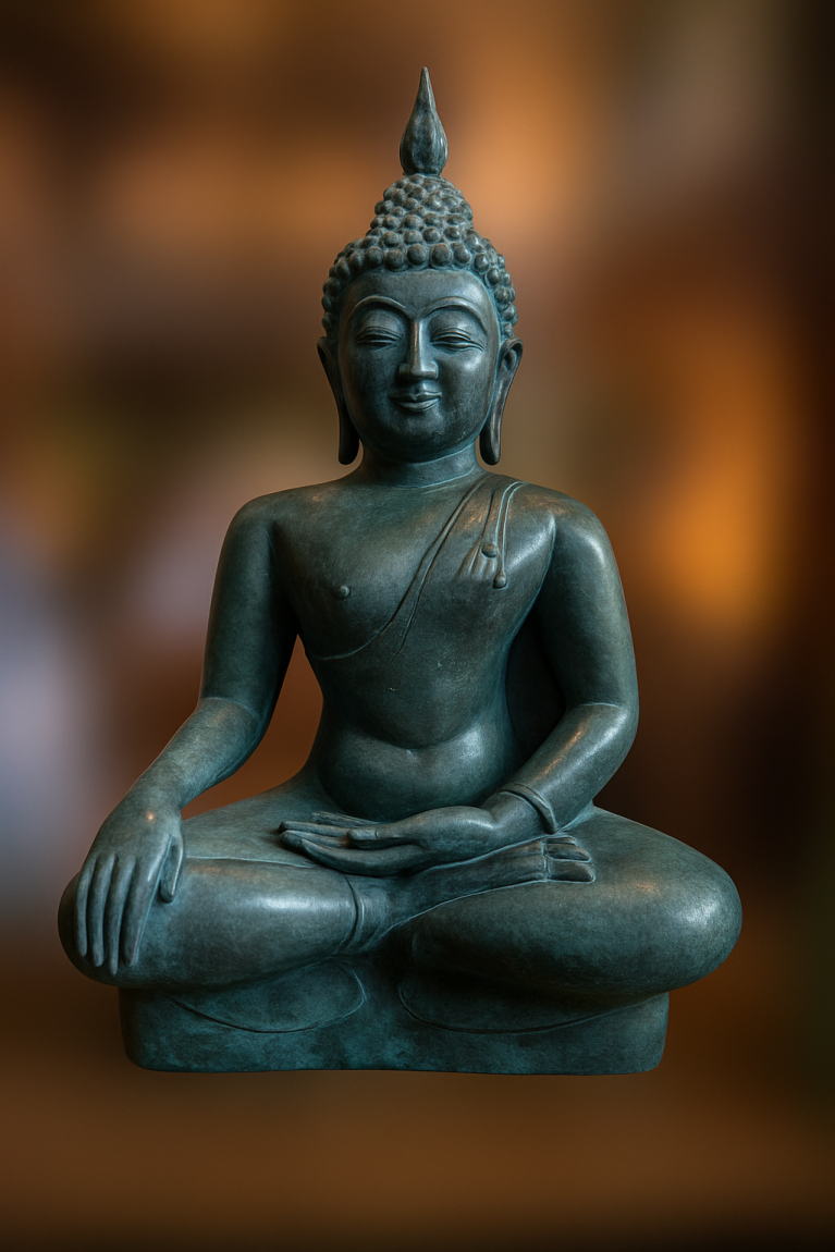 Statue de Bouddha assis — Style traditionnel thaïlandais
