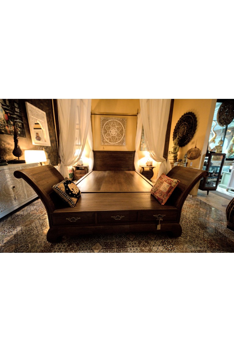 Traditional Solid Wood Four Poster Bed