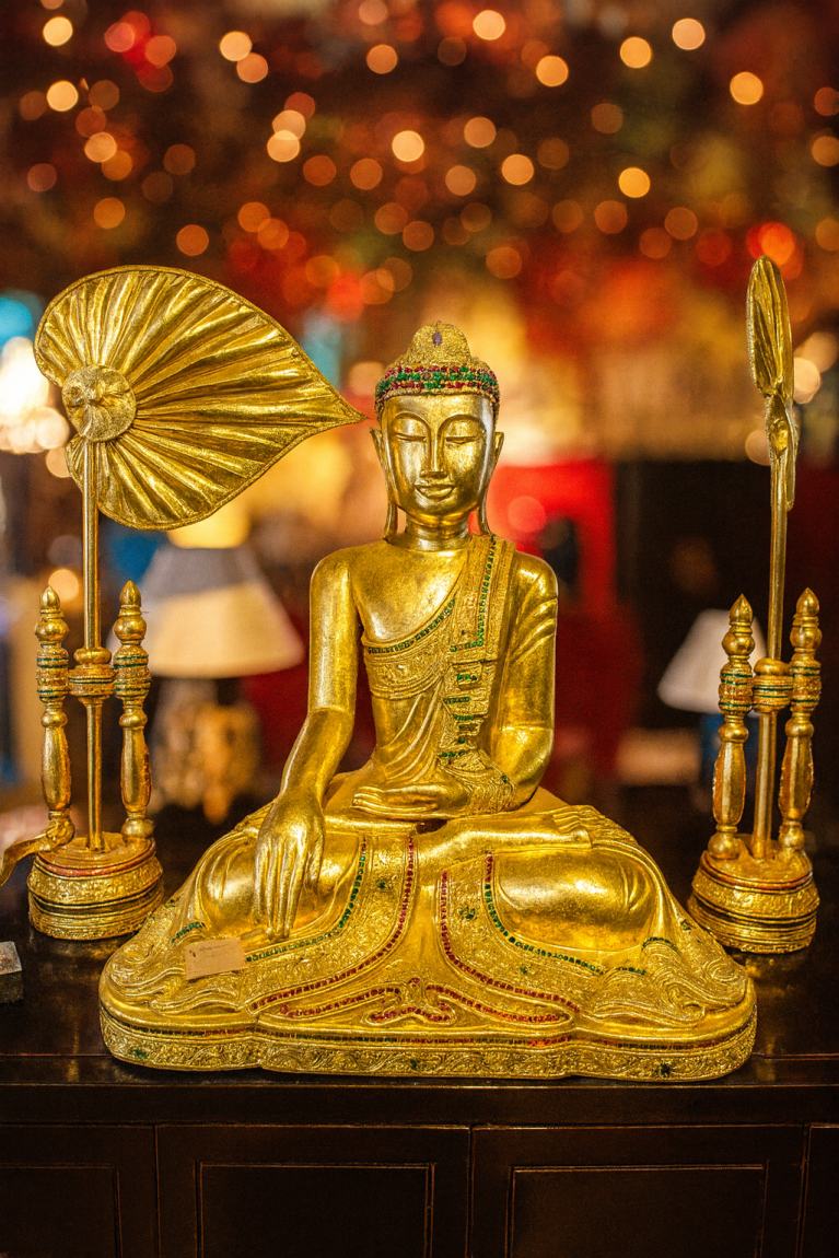 Buddha in Bhumisparsha Mudra position